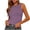 Tank Tops for Women Plus Size-Wine, variant on Homenesgenics Tank Tops for Women under $5 Women's Tank Summer Sleeveless Round-Neck Slim Fitted Blouse Side Ruched Basic Stripe Printed Tees Shirts Red M