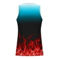 thumbnail image 5 of 3d Flame Tank Top Men,Summer Sportstank Tops for Men,Cool Gradient Flame Design Graphic Round Neck Sleeveless Shirts,Casual Mens Gym Athletic Fitness Running Workout Tank Tops, 5 of 5