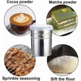 thumbnail image 3 of Stainless Steel Cocoa and Icing Sugar Shaker with 16 Cappuccino Templates for Powdered Chocolate Decoration, 3 of 5
