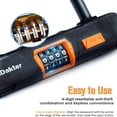 thumbnail image 2 of Candado en U antirrobo para bicicleta NDakter, resistente, con cable de 5 pies, 2 of 7