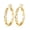 Gold-20mm, variant on Lightweight Twisted Hoop Earrings for Women, Silver Tone Cubic Zirconia Hoop Earrings, Nickel Lead Free Hypoallergenic Spring Clip Earrings, 20/30/40MM Multi-Size Fashion Jewelry Gifts