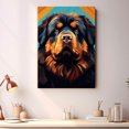 thumbnail image 2 of Tibetan Mastiff Dog Art Canvas, Pet Wall, Polygon Art Print on Canvas Canvas, large wall art, bathroom wall art, Ready to Hang,Living Room,Bedroom ＆ Office, 2 of 4