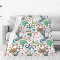 thumbnail image 4 of Salouo Fairy Flower Print Bed Blankets,Flannel Blanket Comfortable Air Conditioning Blanket Lightweight Blanket for Sofa Bed Travel & Couch -80"x60", 4 of 8