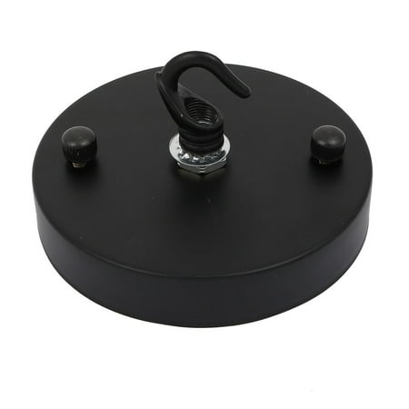 Unique Bargains 98mm X 18mm Ceiling Canopy Kit Light With Lfting Hook Black