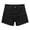 Black, variant on Summer High Waist Running Shorts for Women Elastic Drawstring Waisted Sides Letter Print Workout Athletic Shorts with Pockets Lightweight Comfy Training Short Pants Grey S