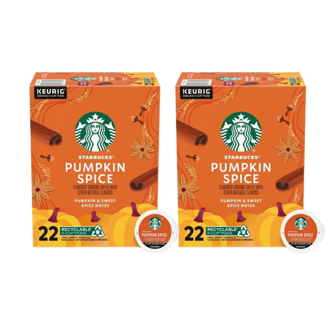 Starbucks Pumpkin Spice Flavored Coffee K-Cup Pods, Limited