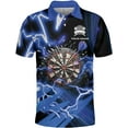 thumbnail image 4 of Personalized Dart Shirts Men Women 3D Polo Custom Name Team Jersey Funny Dartboard Shirt S-5XL Gifts (Teal, L), 4 of 8