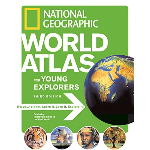 Pre-Owned National Geographic World Atlas for Young Explorers, Third Edition, 9781426300882, 1426300883, Hardcover, 3 edition
