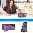 thumbnail image 3 of K-Lion for Samsung Galaxy S20 FE Wallet Case, Premium Leather Back Card Holder RFID Blocking Flip Case Stand Bracket Function Shockproof Protective Cover for Samsung Galaxy S20 FE ,Purple, 3 of 5