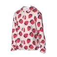 thumbnail image 2 of Fotbe Strawberry Men's Women's UPF 50+ Sun Protection Jacket Hooded Cooling Shirt with Pockets Hiking Outdoor Performance-X-Large, 2 of 9