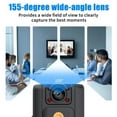 thumbnail image 3 of CAMOTUSE 20 Hour 1080P Camcorder Mini Police Body Camera HD 180° Video DVR IR Night Cam 2025 NEW, 3 of 7