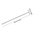 thumbnail image 2 of NUOLUX Stainless Steel Laboratory Stirring Bar Mixing Rod Chemical Resistant Durable Paddle, 2 of 8