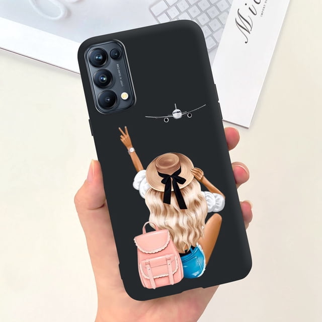 For OPPO Reno 5 5G Case Reno5 Pro Cover Fashion Painted TPU Soft Silicone Phone Cases For OPPO Reno 5 Pro Reno5 Shockproof Funda case-c46 For Reno 5 Pro 5G