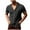 Black, variant on CHEEREAM Men's Sheer Openwork Shirts Short Sleeve Button Down Blouse Casual Collared Beach Summer Tops White S