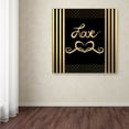 thumbnail image 3 of LightBoxJournal 'Black & Gold - Feathered Fashion Love' Canvas Art, 3 of 3