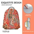thumbnail image 5 of Sophisticated Paisley Commuter Bag - Premium Paisley Gift for Professionals, Durable Waterproof Design, Spacious for Work Essentials, 5 of 6