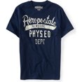 thumbnail image 1 of Aeropostale Hombres Nueva York Phys. Ed Dept. Camiseta gráfica, azul, pequeña, 1 of 1