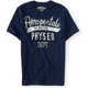 thumbnail image 1 of Aeropostale Hombres Nueva York Phys. Ed Dept. Camiseta gráfica, azul, XXL, 1 of 1