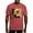 Crimson Red, variant on CafePress - Sunflower T Shirt - Mens Comfort Colors Shirt