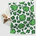 thumbnail image 6 of Pofeuu Leopard print St. Patrick's Day Print Puppy Blanket,Dog Blankets,Pet Blanket Cozy Cat Blankets for Indoor Cats, Fuzzy Pet Blanket for Kitten Doggy Dog Blankets-Small, 6 of 8