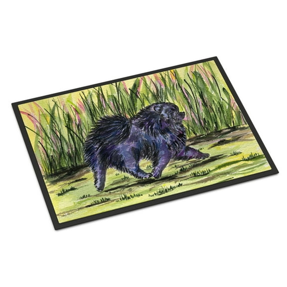 Carolines Treasures SS8444MAT Pomeranian Doormat 18x27 27"L x 18"W multicolor