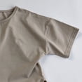 thumbnail image 5 of Yanlir Chemises Garçons Enfants Manches Courtes Été Col Rond Coupe Ample Hauts Jeunesse Basique Col Rond Uni Basique Décontracté Hauts Doux T-Shirts Unis, 5 of 5