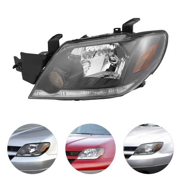 Left Headlight, Driver Side Headlight For 2003-2006 Mitsubishi Outlander LS/XLS Halogen Left Headlight