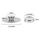 thumbnail image 2 of Jabonera Soporte de jabón Succión magnética Montado en la pared Soporte de jabón Almacenamiento de baño Accesorios de baño para lavabo Ducha Bañera Lavabo Likrtyny Libre de BPA, 2 of 7