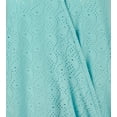 thumbnail image 3 of Michael Kors Women's Paisley Eyelet Wrap Sleeveless Top Blouse X-Small, 3 of 5
