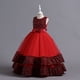 thumbnail image 1 of Vestido infantil con lentejuelas, vestido infantil con lazo, vestido de princesa para niña, vestido de niña de flores para actuación de piano, 1 of 6