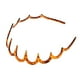 thumbnail image 2 of Diadema de plástico con ondas para mujer, peine para el pelo, pinza para los dientes, 11 cm marrón, 2 of 6