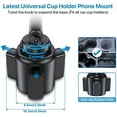 thumbnail image 3 of Miracase [Upgraded Version Cup Phone Holder for Car, Universal Adjustable Long Neck Car Phone Mount Cradle Friendly Compatible with iPhone Samsung Google and All 4.0-7.0 inches Smartphones, 3 of 6