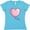 Aqua, variant on Inktastic Pink Balloon Heart Women's V-Neck T-Shirt