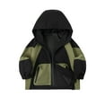 thumbnail image 4 of MEZZALL Kids Windproof Jackets Long Sleeve Girls Boys Outdoor Hooded Coats Winter Warm Lined Windbreaker For Daily Wear Leisure Toddler Cartoon Clothing, 4 of 4