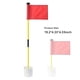 thumbnail image 4 of Greeniant Golf Flagstick Set Portátil Desmontable Ajustable Impermeable Lavable Colorido ABS Agujero Taza Poner Bandera Verde Amarillo Golf Rojo Greeniant OD021174-03, 4 of 6