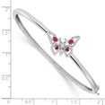 thumbnail image 2 of Primal Gold 14 Karat White Gold Ruby and Diamond Bangle, 2 of 4
