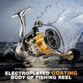 thumbnail image 6 of Ghosthorn Fishing Reels Freshwater Spinning Reel Saltwater Fishing Reel 13+1 Stainless Steel Ball Bearings Fishing Reel Up to 26.5LBs Max Drag 5.5:1 Gear Ratio, 6 of 6
