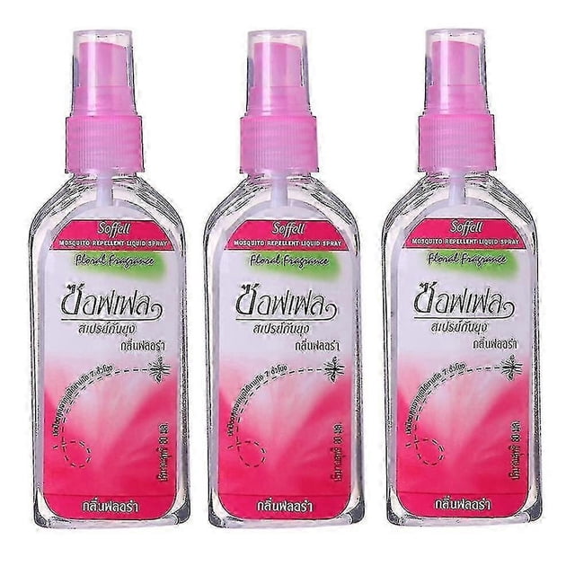 mosquito repellent liquid spray 80ml 3pcs from Thailand