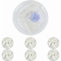 6 Packs Cheesecloth Napkins Set Wrinkle Cloth Napkins Handmade Square Rustic Table Napkins Gauze Dinner Napkins