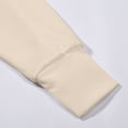 thumbnail image 6 of MHFRRA Hoodies 2025 Women's Solid Color High Collar Hoodie with Side Pockets Non Velvet, 6 of 8