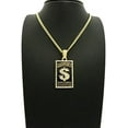 thumbnail image 4 of New Cash Money Records Pendant & 24" Cuban/Rope/Fox Chain Necklace - XZ177G, 4 of 4