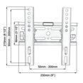 thumbnail image 2 of BestMounts Support Mural Inclinable Écran Plat PLASMA LCD LED 13 Pouces à 37 Pouces, 2 of 2