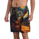 thumbnail image 2 of Fotbe Starry Night Cat Guitarist Trajes de Baño Estampados para Hombre, Shorts de Verano de Secado Rápido, Ropa de Playa, Bañadores-XX-Large, 2 of 6