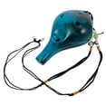 thumbnail image 4 of WHAMVOX 1Pc 6 Hole Ocarina Dolomite Ocarina Music Instrument Gift with Rope and Bag (Blue), 4 of 8