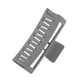 thumbnail image 4 of Unique Bargains 1 Pc Fashion Rectangle Frosted Hair Clips Hairdo Clip for Home Gray, 4 of 5