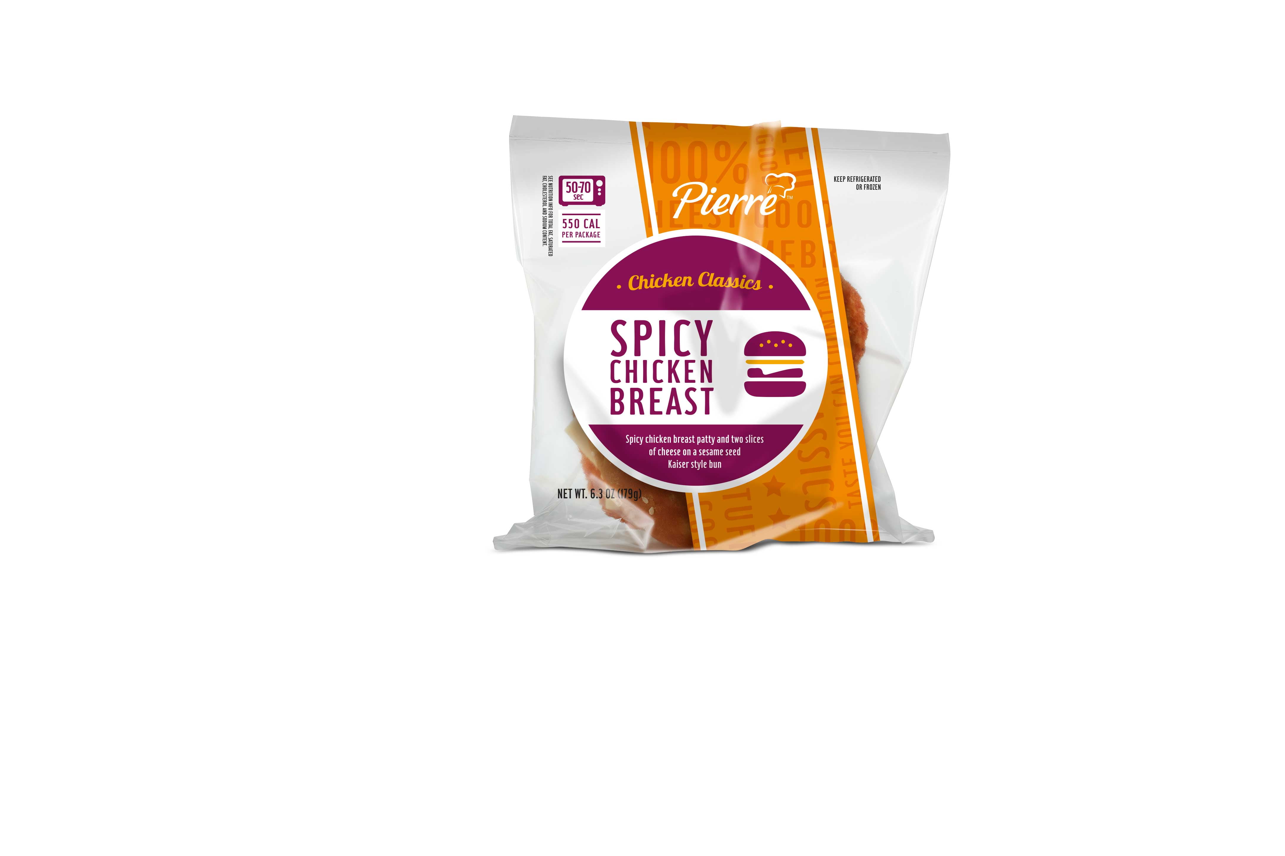 Advance Pierre Jumbo Spicy Chicken Sandwich, 6.3 Ounce -- 12 per Case