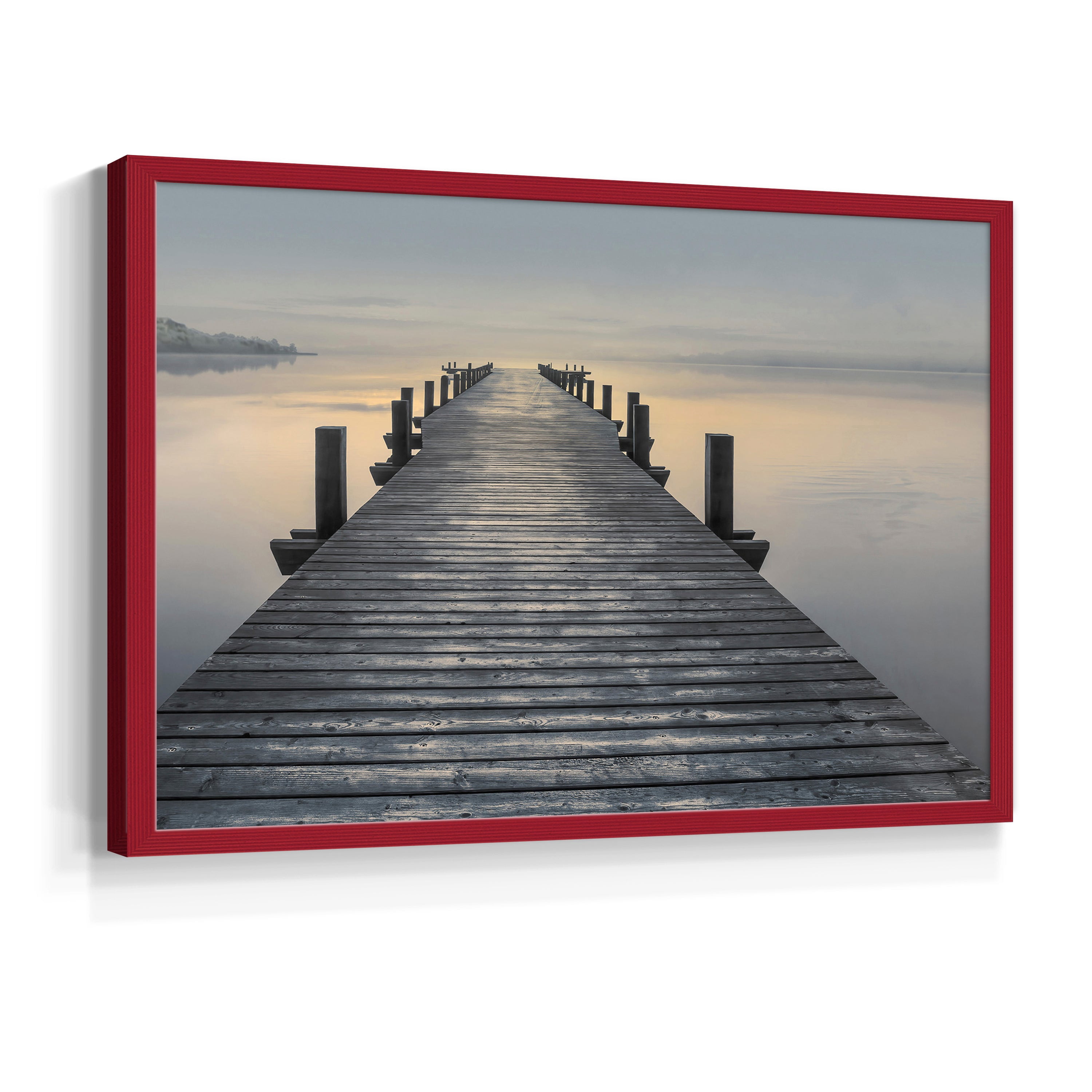 Sun Down by Mike Calascibetta - Restickable Framed Giclée Print