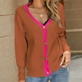 thumbnail image 6 of Fesfesfes Women Sweater Tops Cardigan Outwear Coat Sleeve Long Sleeve Sweater Coat Plus Size $10, 6 of 9