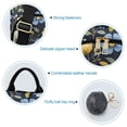 thumbnail image 7 of FORMRS Women's Travel Backpack Purse Anti-Theft Hidden Pockets Casual Shoulder Bag, Navy Floral Pattern, 7 of 7