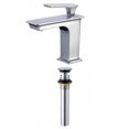 thumbnail image 1 of American Imaginations AI-33698 1 Hole CUPC Approved Lead Free Brass Faucet Set In Chrome Color - Overflow Drain Incl., 1 of 9